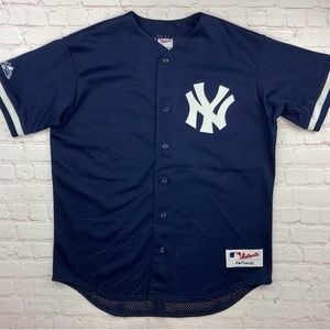 Vintage Authentic MLB New York Yankees Derek Jeter Baseball Jersey By Majestic.